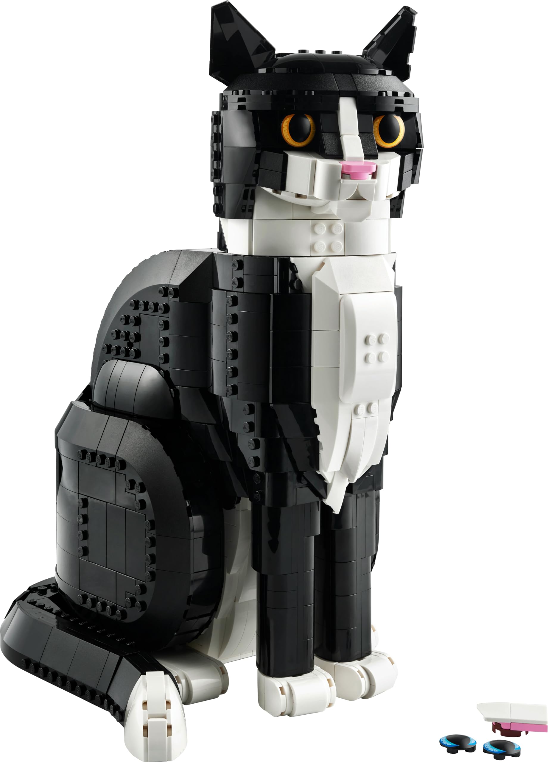 gato♡ Amazon.com: Lego 21349 Idea Tuxedo Cat Toy Toy Present Block